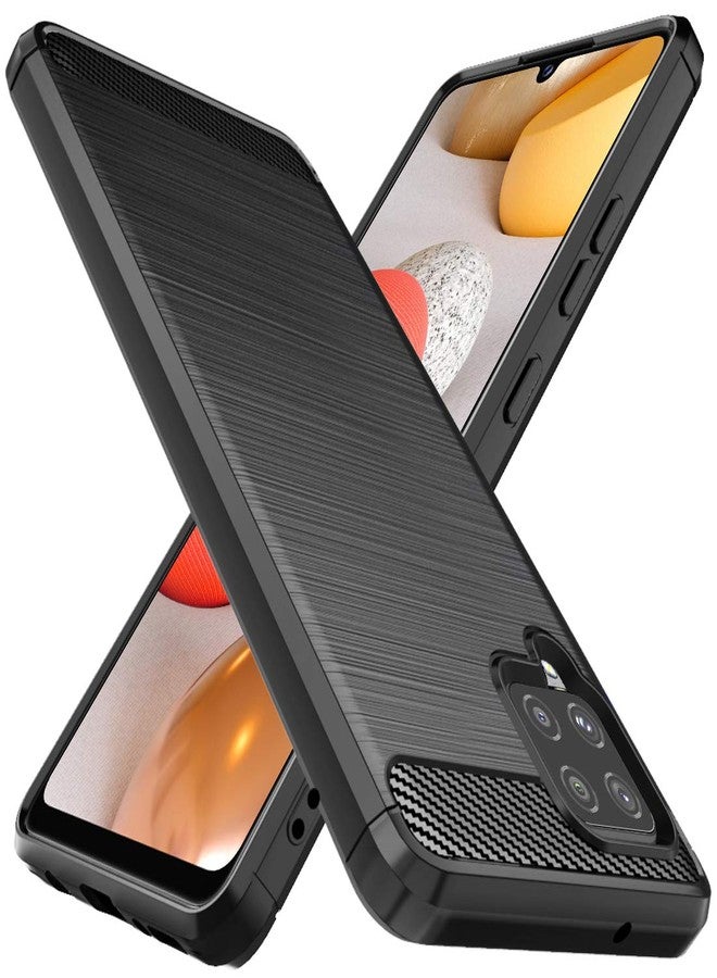 Osophter for Galaxy A42 5G Case Samsung M42 5G Case Shock-Absorption Flexible TPU Rubber Protective Cell Phone Cover for Samsung Galaxy A42 5G(Black) - Image 1